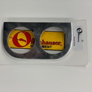 Offenhauser 5026 (NOS) New Old Stock 2 Hole Deep Dish Dash Panel