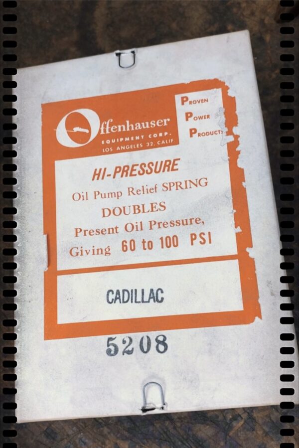 Offenhauser 5208 Cadillac 1949-1956 High Pressure Oil Pump Relief Springs