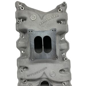 Offenhauser 5822 Oldsmobile 330-350-403 Equa Flow Hi-Rise Single Quad Manifold