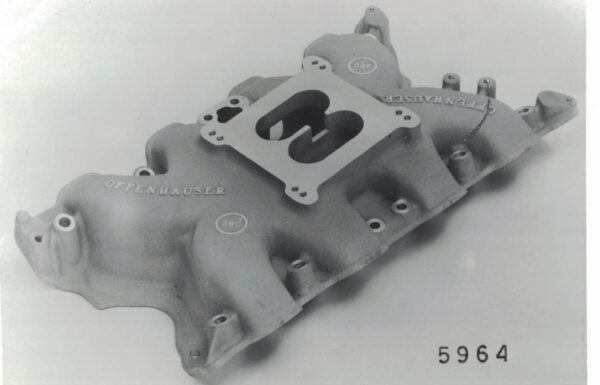 Offenhauser 5964 Intake Manifold Ford 351 Cleveland Single Quad Hi Rise