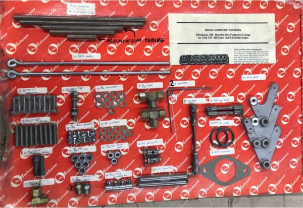 Offenhauser 5970K Ford Inline 6 Cyl Triple Manifold Linkage Kit