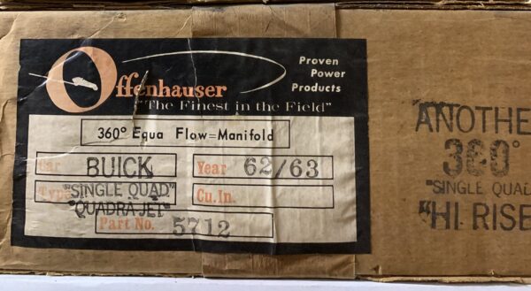 Offenhauser 5712 360 Equa Flow Manifold