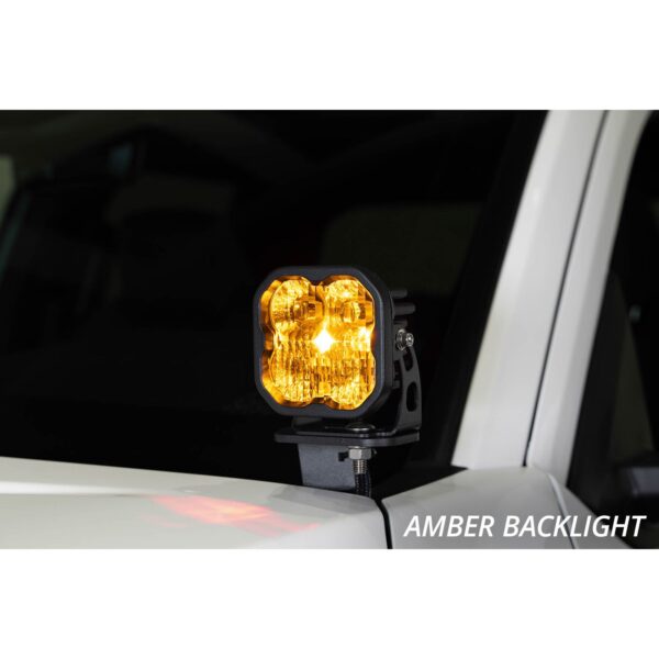 Allows you to mount two Stage Series LED Pods above the hood.