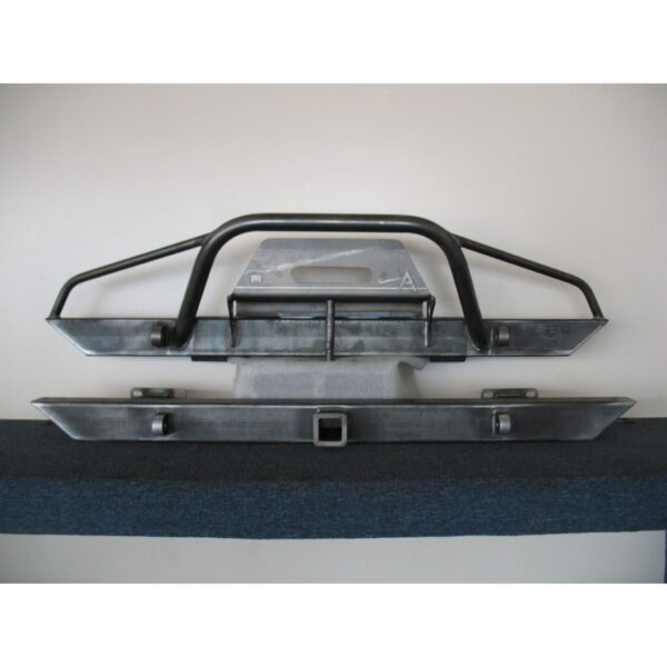 YJ/TJ/LJ/CJ Affordable Prerunner Winch Front and Rear Bumper Set