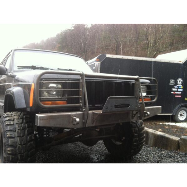 Jeep Cherokee XJ, Comanche MJ Brush Guard Winch Front Bumper