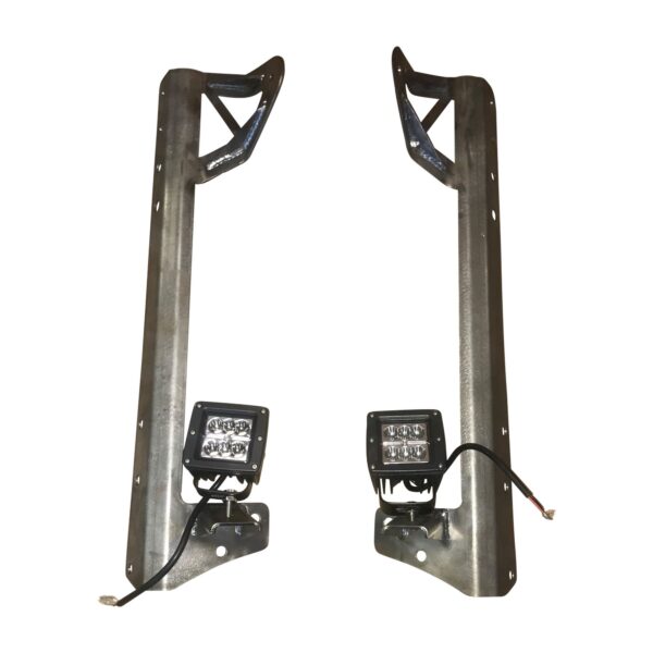 Jeep Wrangler JK Light Bar Brackets w/ Pod Light Location