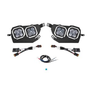 Full LED SS3 pod headlights for 2014-2023 Polaris RZR XP.