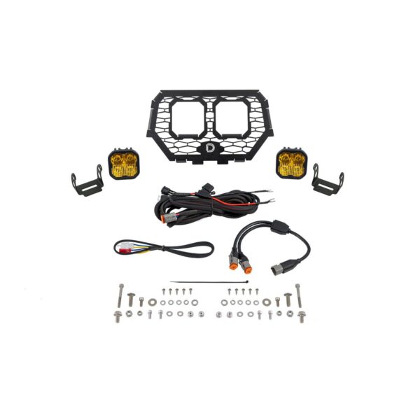 Allows for installation of SS3 LED pods on bumper roll bars.