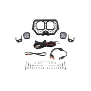 Allows for installation of SS3 LED pods on bumper roll bars.