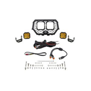 Allows for installation of SS3 LED pods on bumper roll bars.