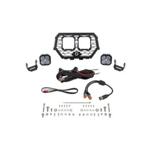 Allows for installation of SS3 LED pods on bumper roll bars.