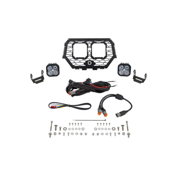 Allows for installation of SS3 LED pods on bumper roll bars.