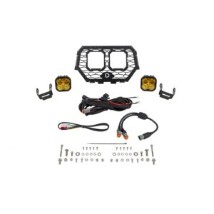 Allows for installation of SS3 LED pods on bumper roll bars.