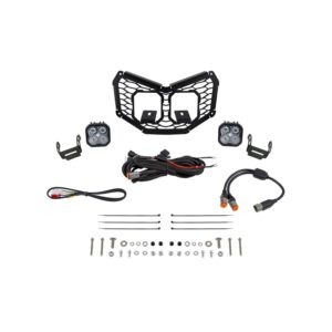 Allows for installation of SS3 LED pods in front grille.
