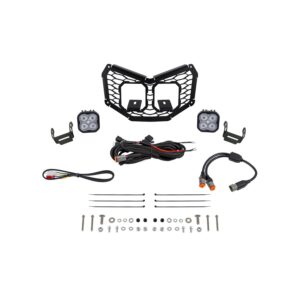 Allows for installation of SS3 LED pods in front grille.