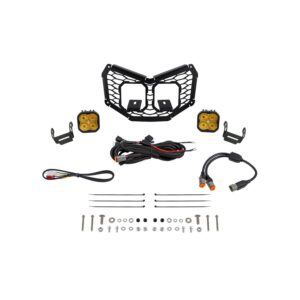 Allows for installation of SS3 LED pods in front grille.