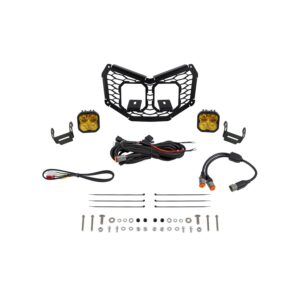 Allows for installation of SS3 LED pods in front grille.