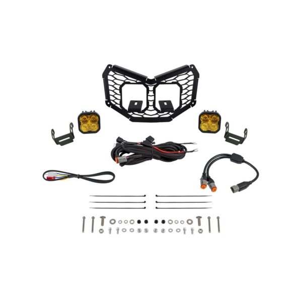 Allows for installation of SS3 LED pods in front grille.
