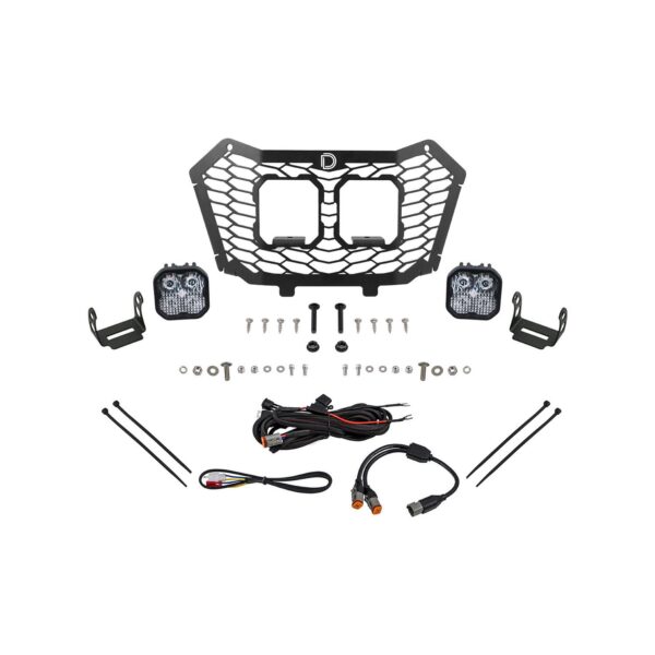 Allows for installation of SS3 LED pods in front grille.
