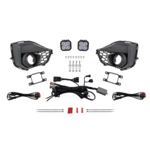 Pod light featuring advanced TIR optics for high efficiency and focus.